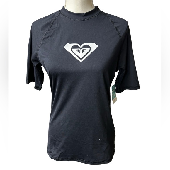 ROXY Beach Classics Short Sleeve Rashguard sun protection lightweight shirt NWT - Picture 2 of 14
